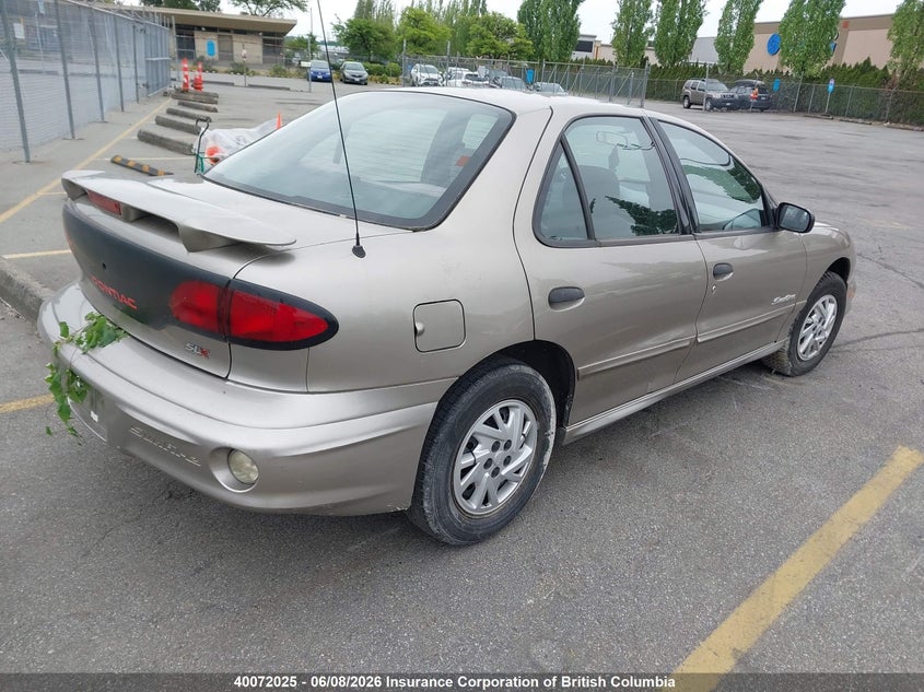 2001 PONTIAC SUNFIRE SEDAN 2.2L I-4 115HP