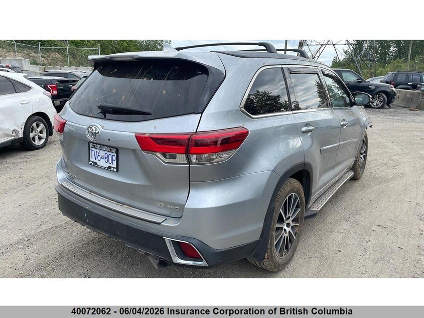 Vin: 5tdjzrfh2hs374498, lot: 30087264, toyota highlander xle 20174
