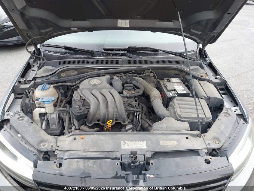 2012 VOLKSWAGEN JETTA SEDAN 2.0L I4 FI DOHC 16V NF4