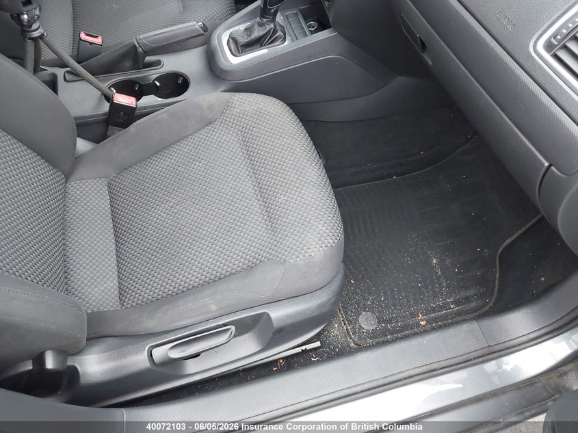 2012 VOLKSWAGEN JETTA SEDAN 2.0L I4 FI DOHC 16V NF4