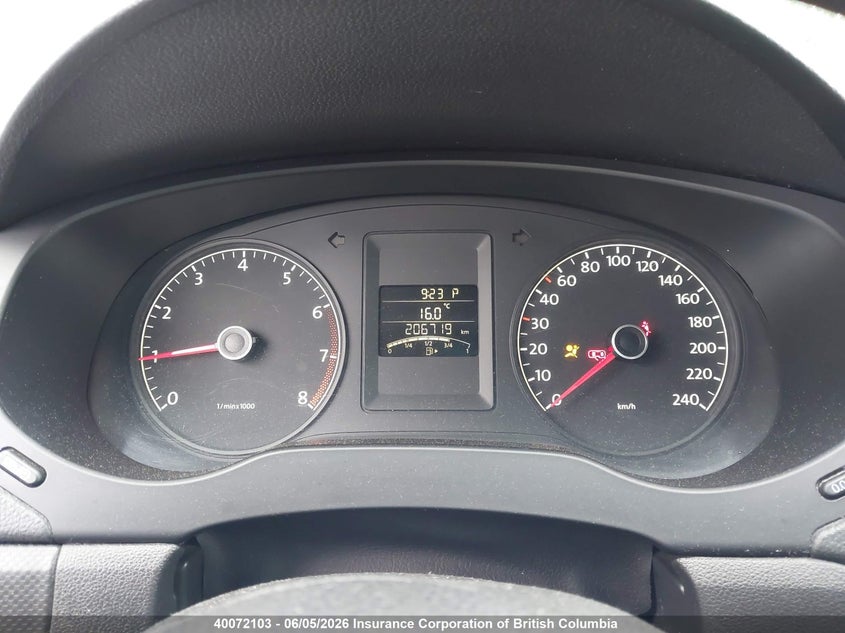 2012 VOLKSWAGEN JETTA SEDAN 2.0L I4 FI DOHC 16V NF4