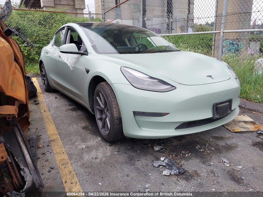 2022 TESLA MODEL 3 SEDAN ELECTRIC