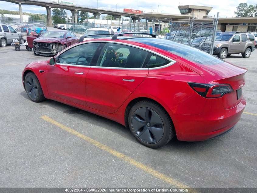 Vin: 5yj3e1ea7lf734257, lot: 30087435, tesla model 3 20203