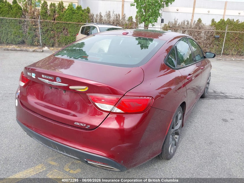 Vin: 1c3cccbg4fn549264, lot: 30087541, chrysler 200 20154
