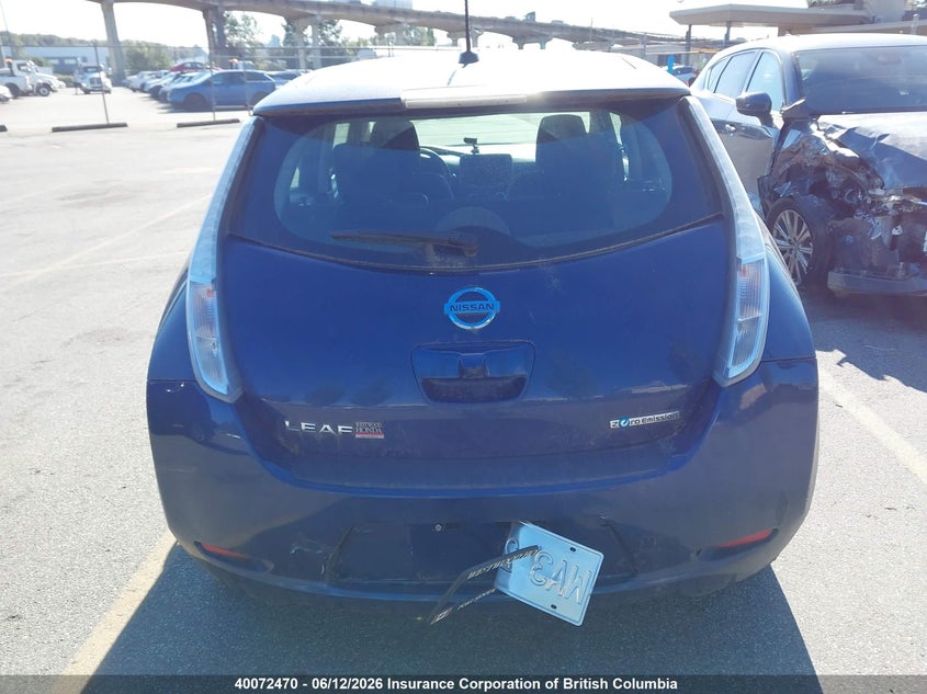 2017 Nissan Leaf VIN: 1N4BZ0CP6HC303002 Lot: 40072470