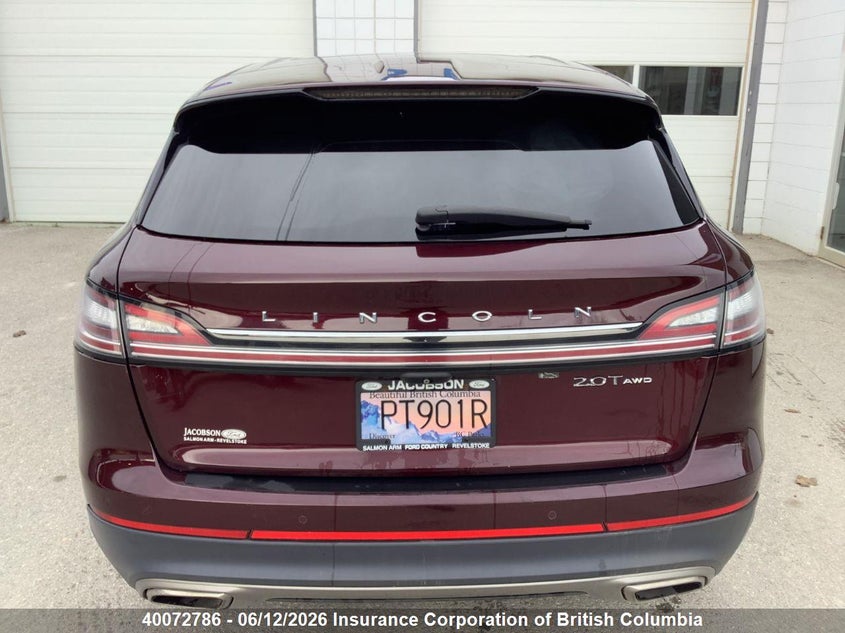 2020 Lincoln Nautilus Reserve VIN: 2LMPJ8K91LBL05239 Lot: 40072786