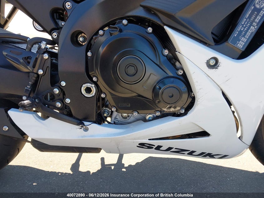 2022 Suzuki Gsx-R750 VIN: JS1GR7MA3N7100019 Lot: 40072890