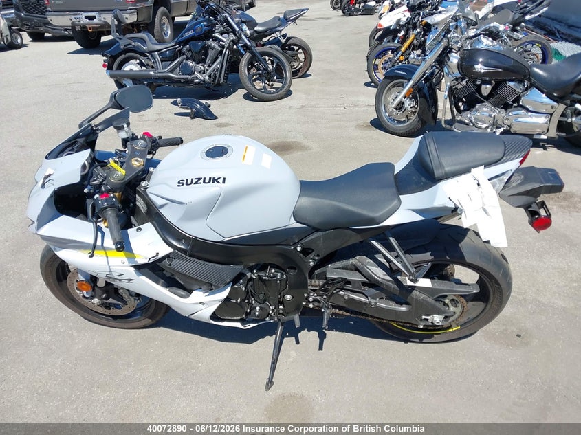 2022 Suzuki Gsx-R750 VIN: JS1GR7MA3N7100019 Lot: 40072890