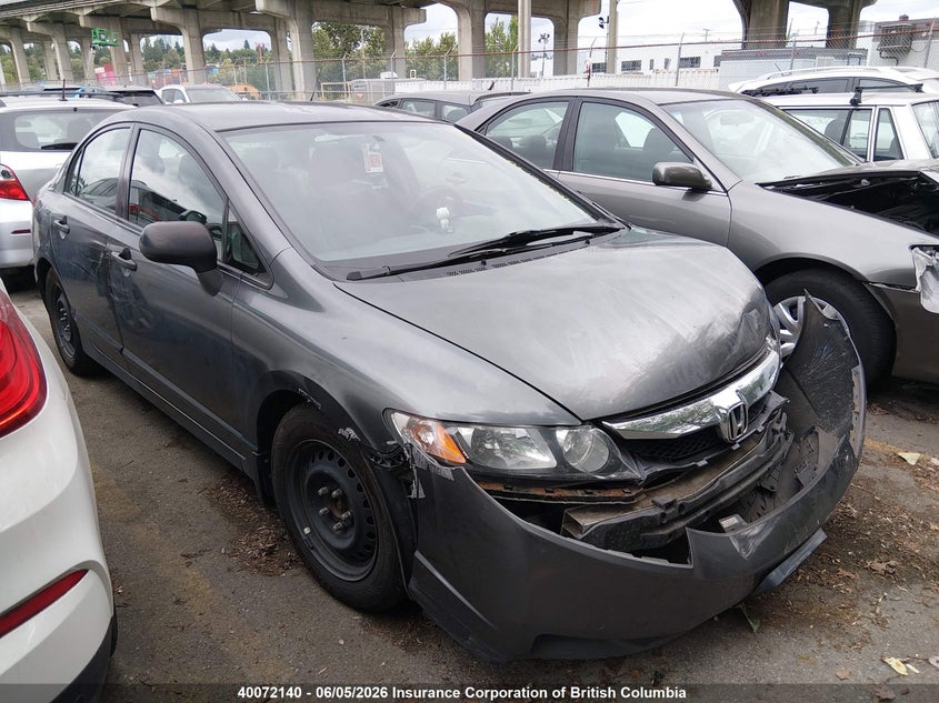 2010 HONDA CIVIC SEDAN 1.8L I-4 VVT, 140HP