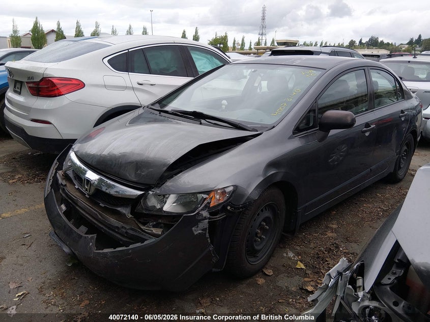 2010 HONDA CIVIC SEDAN 1.8L I-4 VVT, 140HP