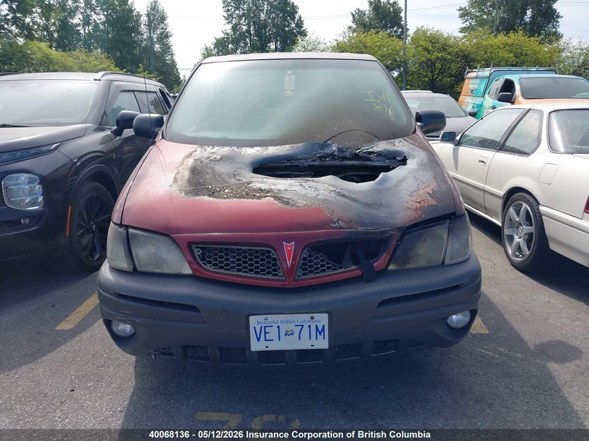 2003 Pontiac Montana VIN: 1GMDU03E73D307039 Lot: 40068136