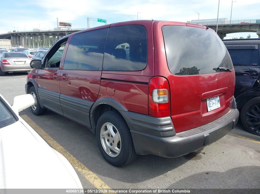 2003 Pontiac Montana VIN: 1GMDU03E73D307039 Lot: 40068136
