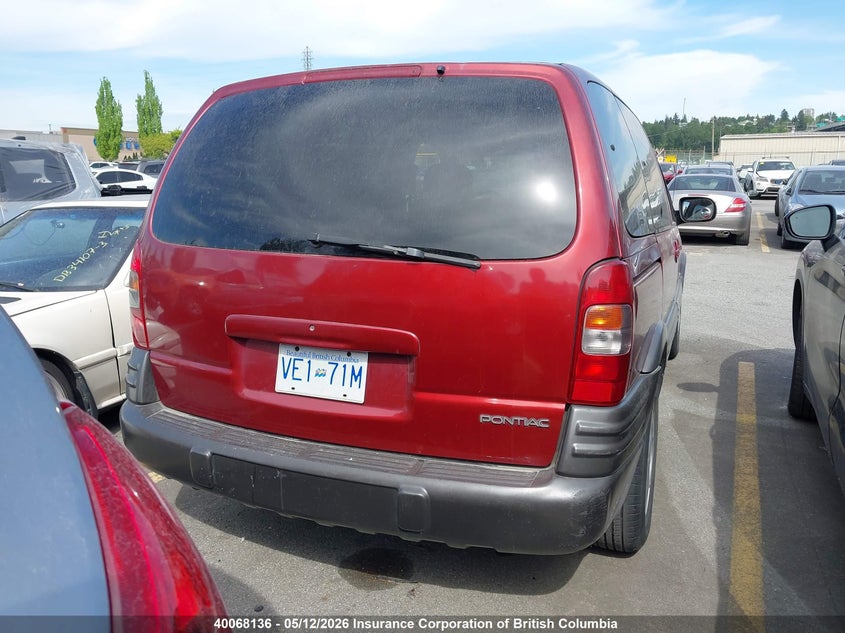 2003 Pontiac Montana VIN: 1GMDU03E73D307039 Lot: 40068136