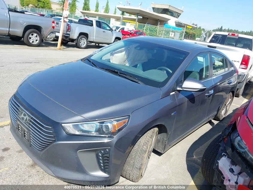 2019 Hyundai Ioniq Limited VIN: KMHC05LC6KU153828 Lot: 40070531