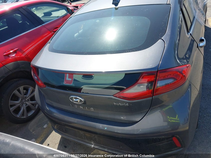 2019 Hyundai Ioniq Limited VIN: KMHC05LC6KU153828 Lot: 40070531