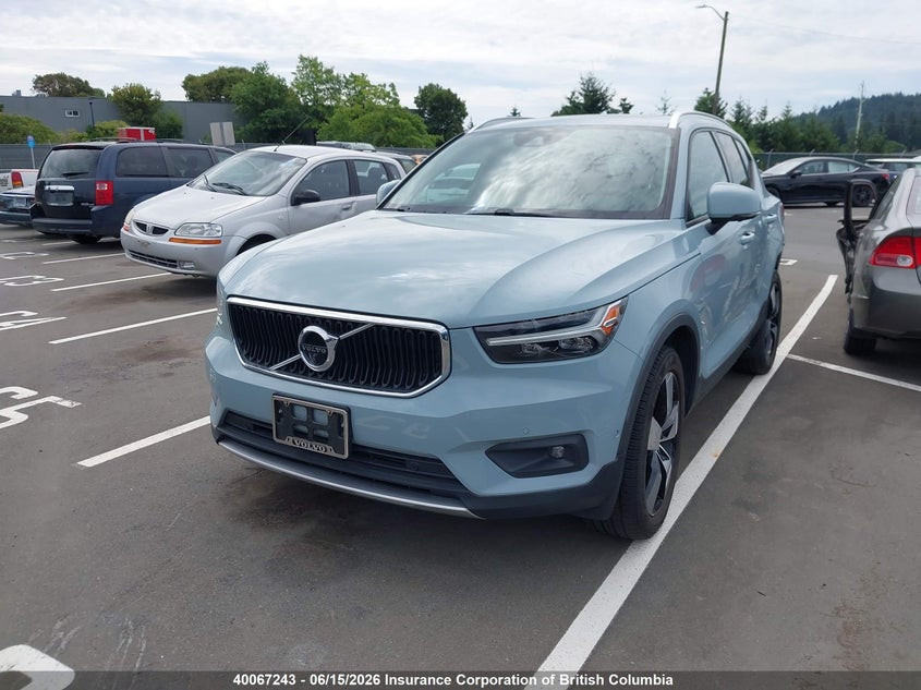2019 VOLVO XC40 SPORT UTILITY VEHICLE 2.0L I-4 DI, DOHC, VVT, TURBO, 248HP