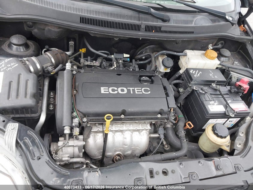 2011 CHEVROLET AVEO SEDAN 1.6L I4 FI DOHC 16V NF4