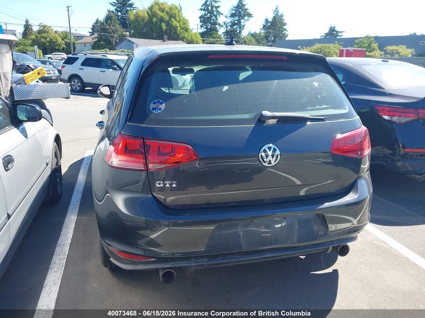 2015 Volkswagen Gti VIN: 3VW4T7AU8FM003945 Lot: 40073468