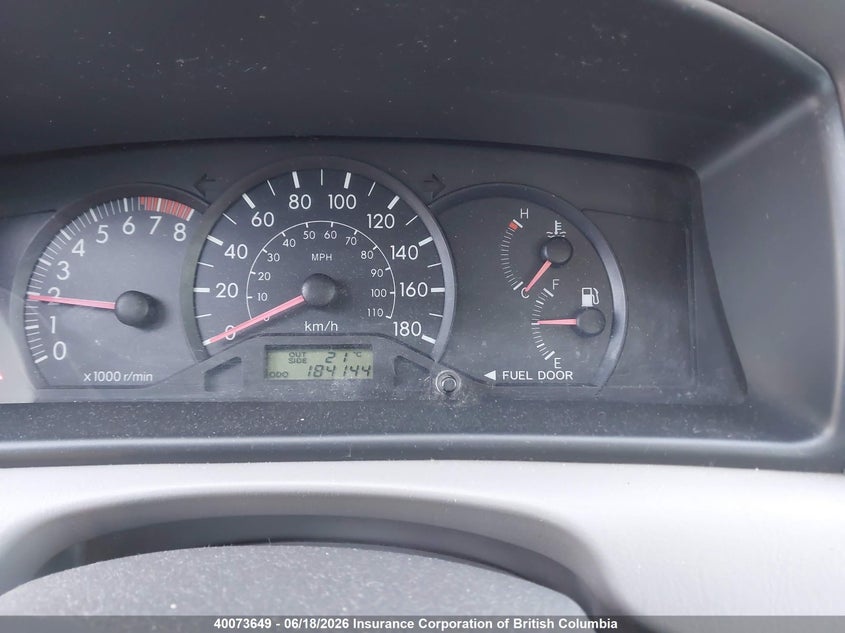 2006 TOYOTA COROLLA SEDAN 1.8L I4 FI DOHC 16V F4