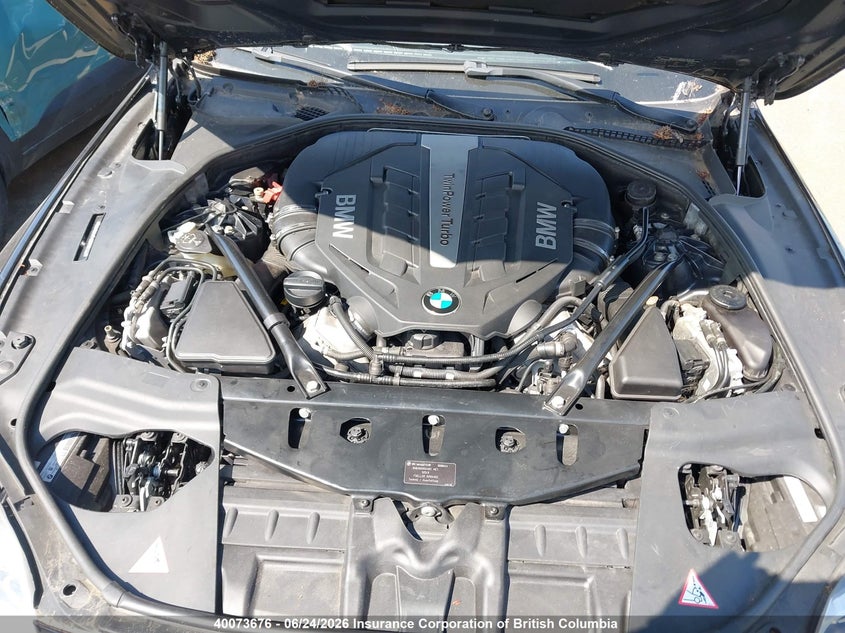 2013 BMW 650I VIN: WBA6B4C51DD098244 Lot: 40073676