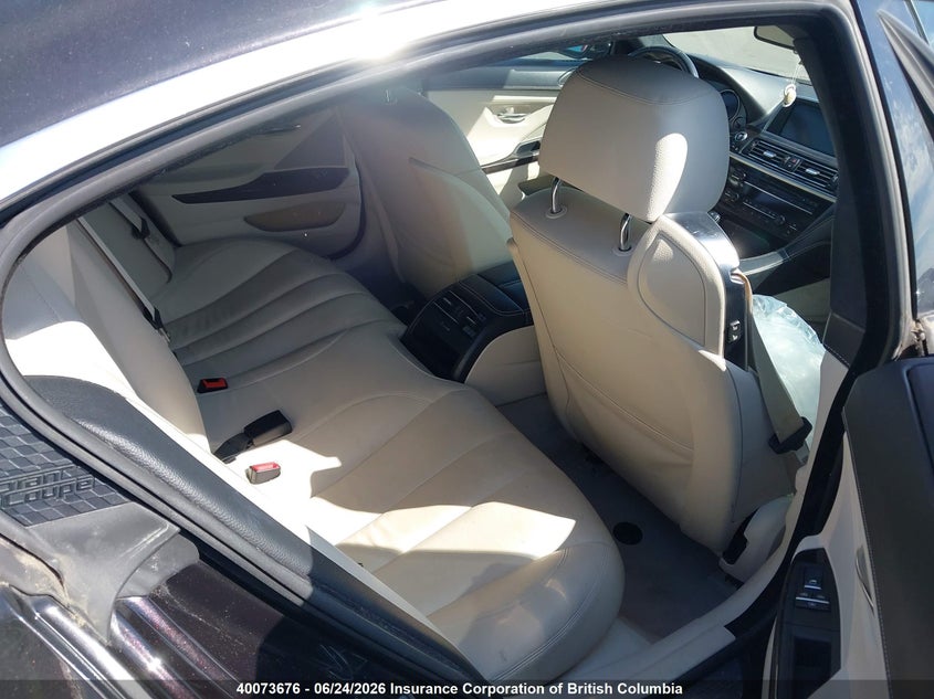 2013 BMW 650I VIN: WBA6B4C51DD098244 Lot: 40073676