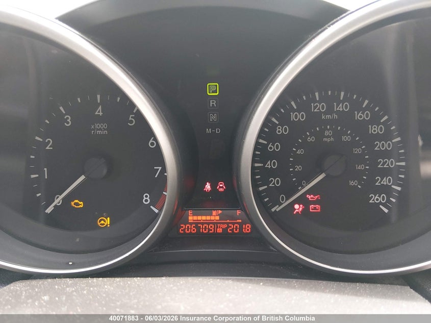 2010 MAZDA 3 HATCHBACK 2.0L I-4 DOHC, VVT, 148HP