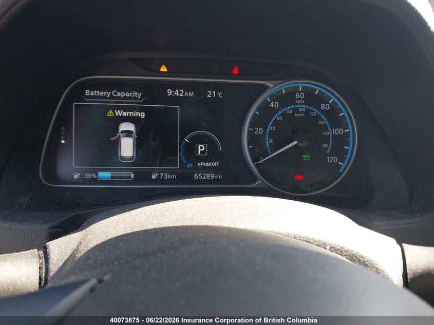 2021 Nissan Leaf VIN: 1N4AZ1CV3MC552643 Lot: 40073875