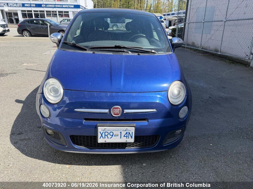 2012 Fiat 500 VIN: 3C3CFFBR6CT128894 Lot: 40073920