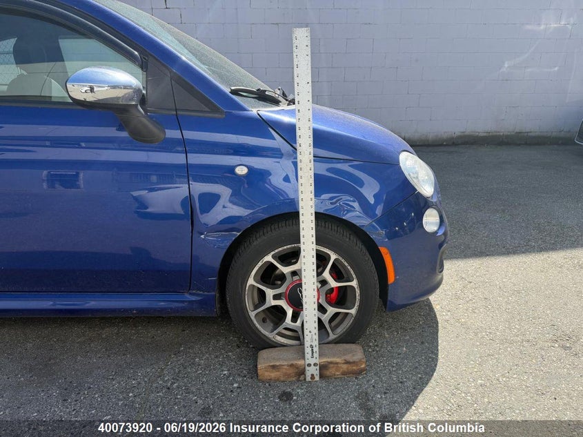 2012 Fiat 500 VIN: 3C3CFFBR6CT128894 Lot: 40073920