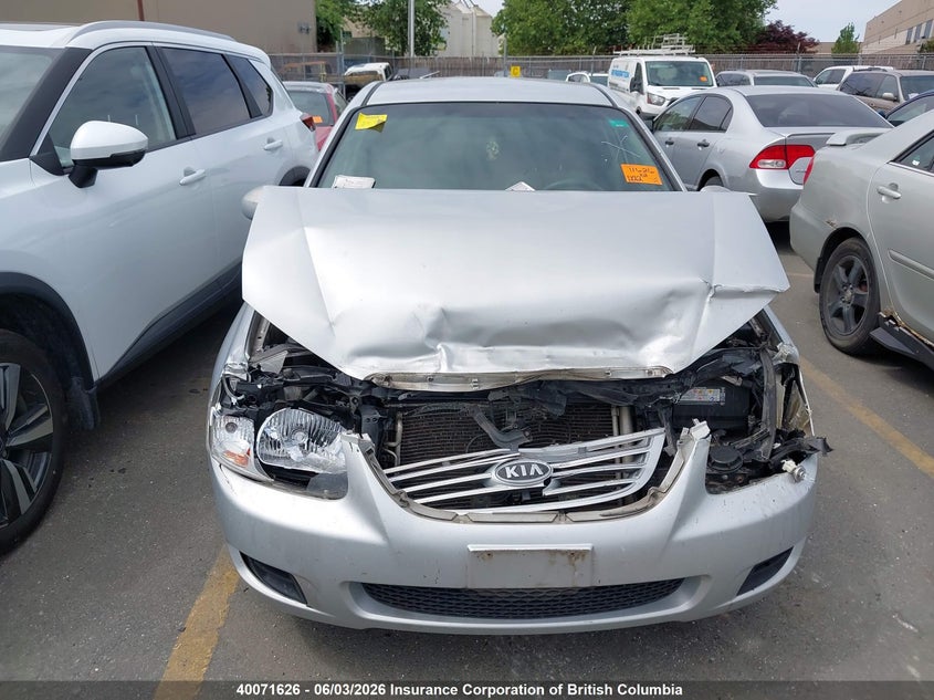 2007 Kia Spectra Ex/Lx VIN: KNAFE121275414334 Lot: 40071626