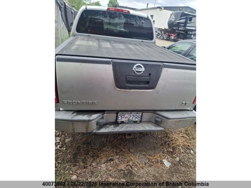 2005 NISSAN NAVARA (FRONTIER) PICKUP 4.0L V-6 DOHC, VVT, 265HP