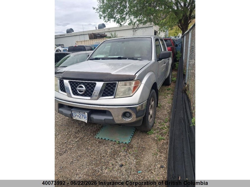 2005 NISSAN NAVARA (FRONTIER) PICKUP 4.0L V-6 DOHC, VVT, 265HP