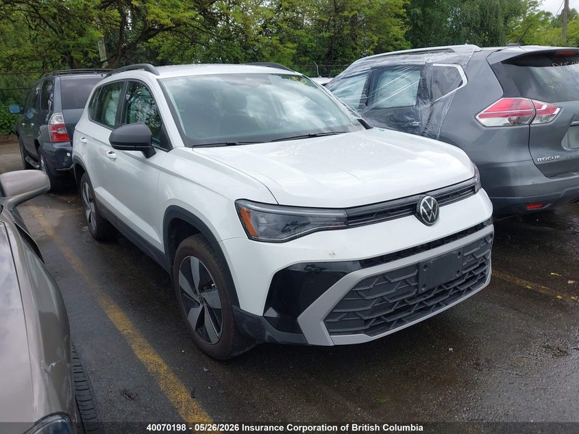 2025 Volkswagen Taos S VIN: 3VV8C7B2XSM022820 Lot: 40070198