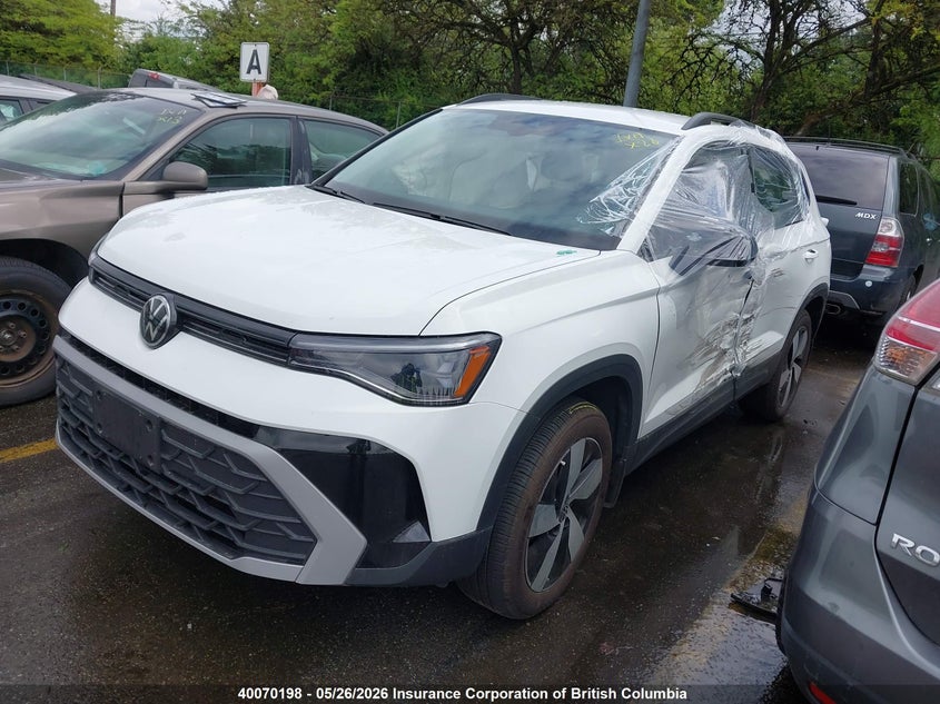 2025 Volkswagen Taos S VIN: 3VV8C7B2XSM022820 Lot: 40070198