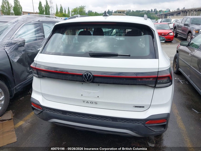2025 Volkswagen Taos S VIN: 3VV8C7B2XSM022820 Lot: 40070198