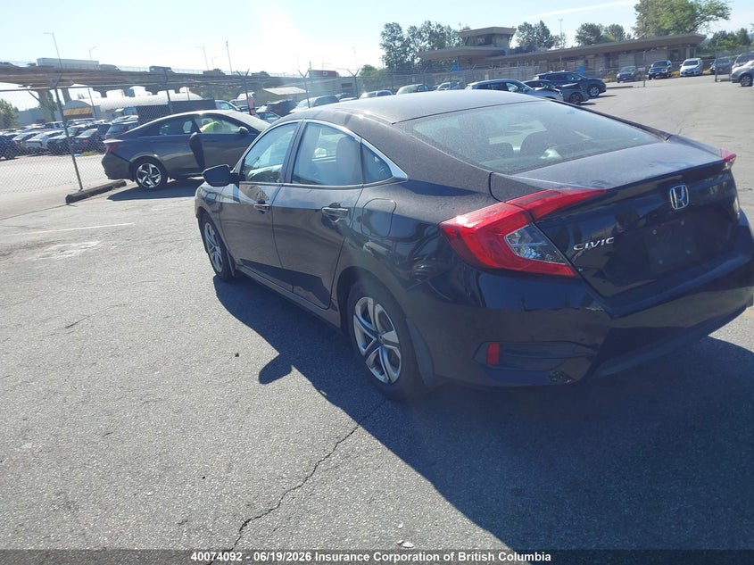 2016 HONDA CIVIC SEDAN 2.0L I-4 DOHC, VVT, 158HP
