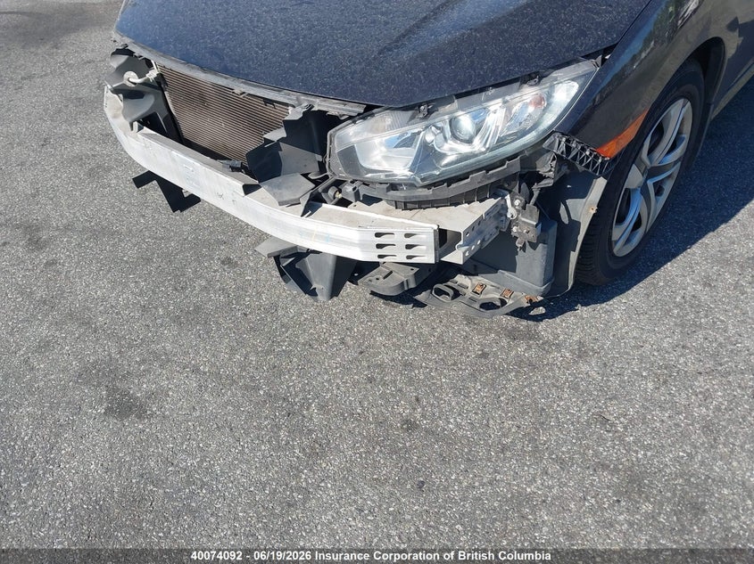 2016 HONDA CIVIC SEDAN 2.0L I-4 DOHC, VVT, 158HP