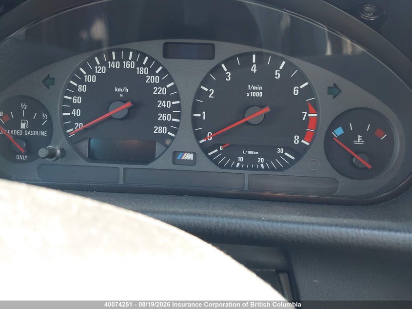 1997 BMW M3 COUPE 3.2L I-6 DOHC, 240HP