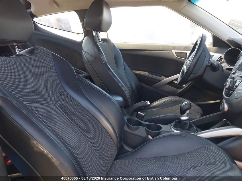 2012 HYUNDAI VELOSTER COUPE 1.6L I-4 DI, DOHC, VVT, 138HP