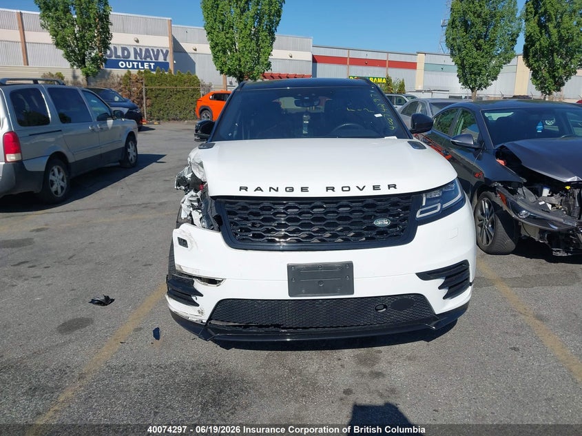2019 Land Rover Range Rover Velar R-Dynamic Se VIN: SALYL2EN0KA208458 Lot: 40074297