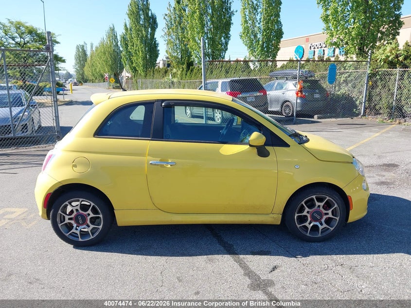 2012 Fiat 500 VIN: 3C3CFFBR7CT335875 Lot: 40074474
