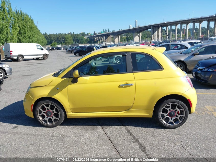 2012 Fiat 500 VIN: 3C3CFFBR7CT335875 Lot: 40074474