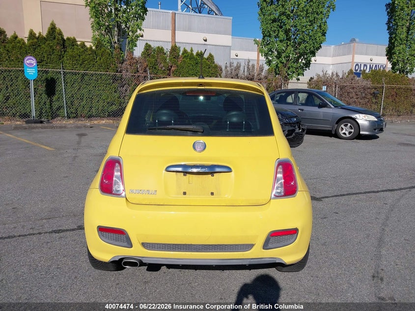 2012 Fiat 500 VIN: 3C3CFFBR7CT335875 Lot: 40074474