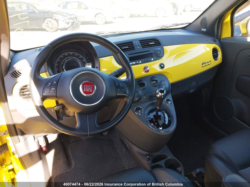 2012 Fiat 500 VIN: 3C3CFFBR7CT335875 Lot: 40074474