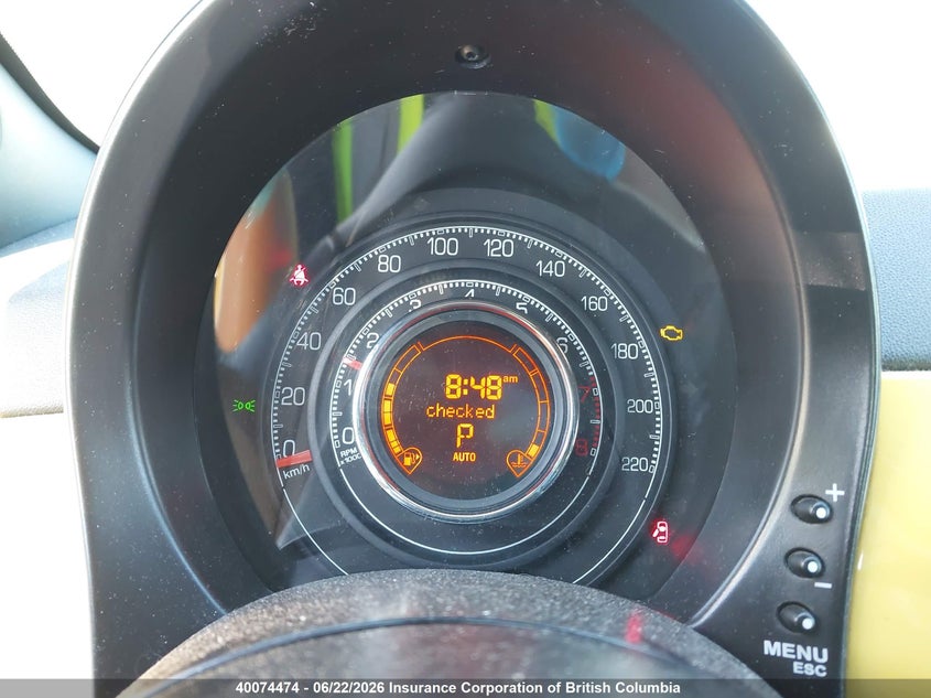 2012 Fiat 500 VIN: 3C3CFFBR7CT335875 Lot: 40074474
