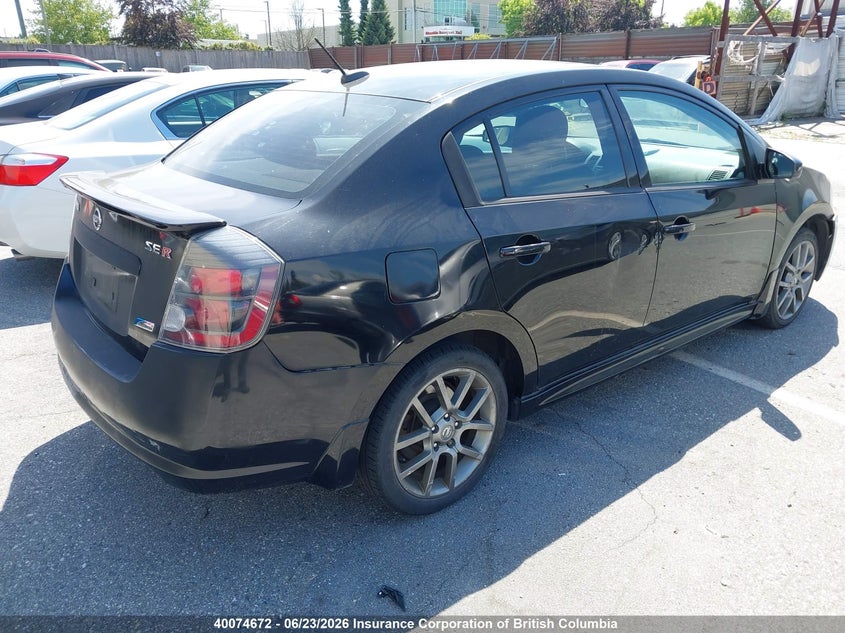 2010 NISSAN SENTRA SEDAN 2.5L I4 FI DOHC 16V NF4