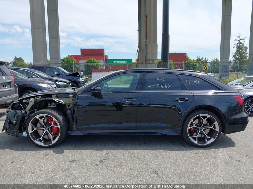 2025 AUDI RS6 WAGON 4.0L V8 FI DOHC 32V NF4