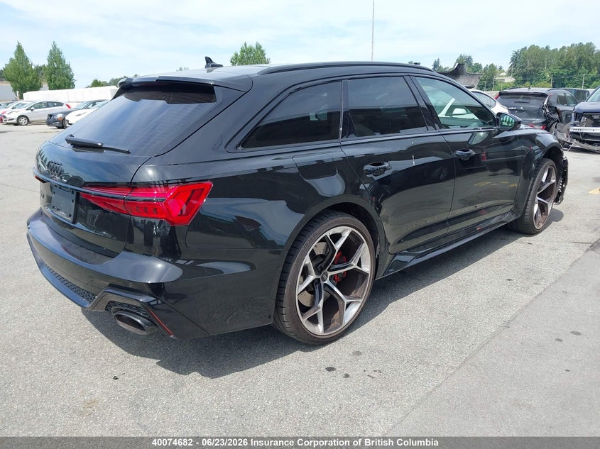 2025 AUDI RS6 WAGON 4.0L V8 FI DOHC 32V NF4