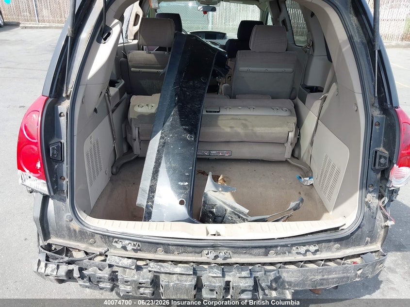 2005 Nissan Quest VIN: 5N1BV28U05N134736 Lot: 40074700