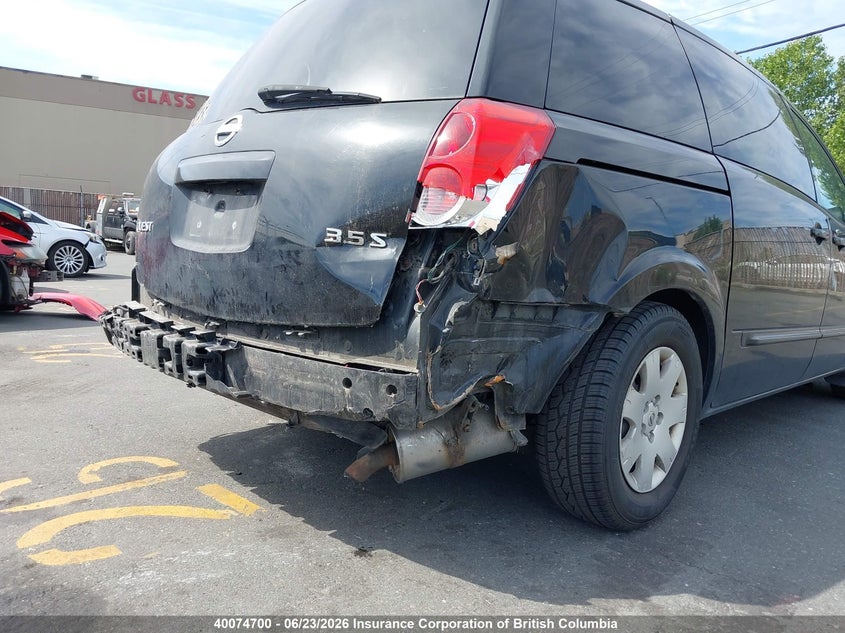 2005 Nissan Quest VIN: 5N1BV28U05N134736 Lot: 40074700